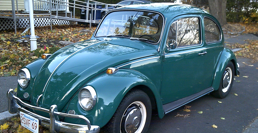 SOLD - L518 Java Green '67 Beetle