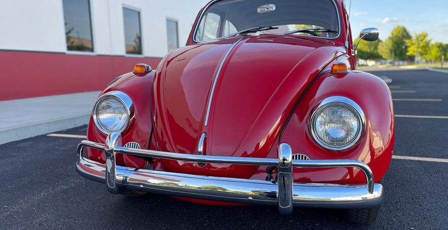 SOLD - L456 Ruby Red ’67 Beetle