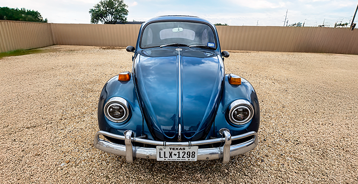 L633 VW Blue 1967 Beetle