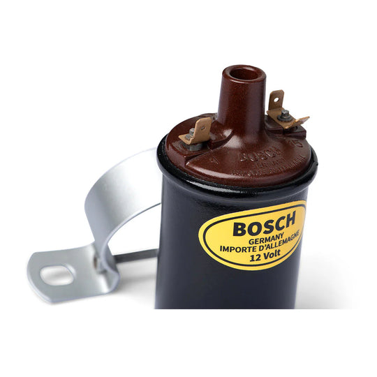 12V German Bosch Coil &amp; Bracket - Restored by Air-Cooled Artifacts — for classic Volkswagens