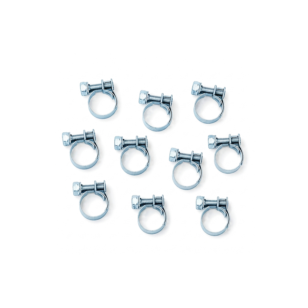 European Fuel Hose Clamps — 10 Pack